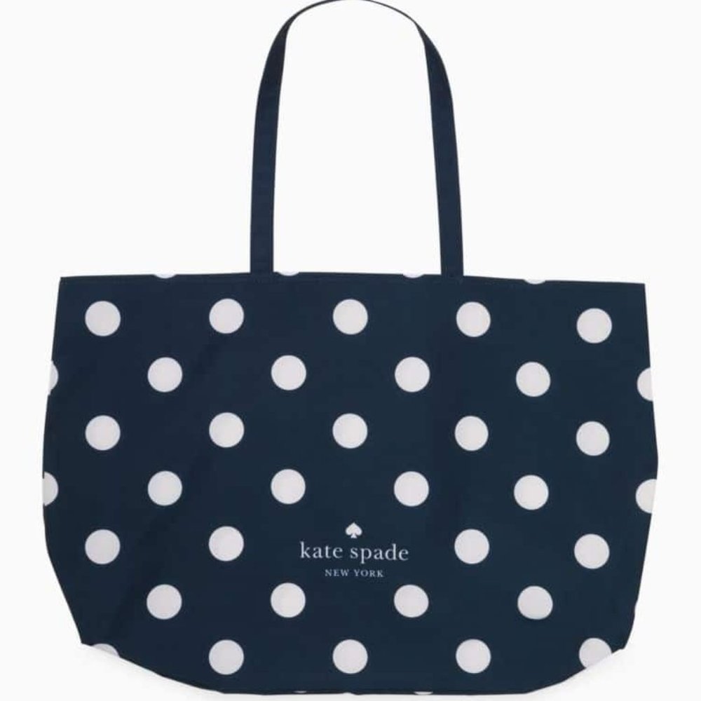 Kate spade Dot canvas tote